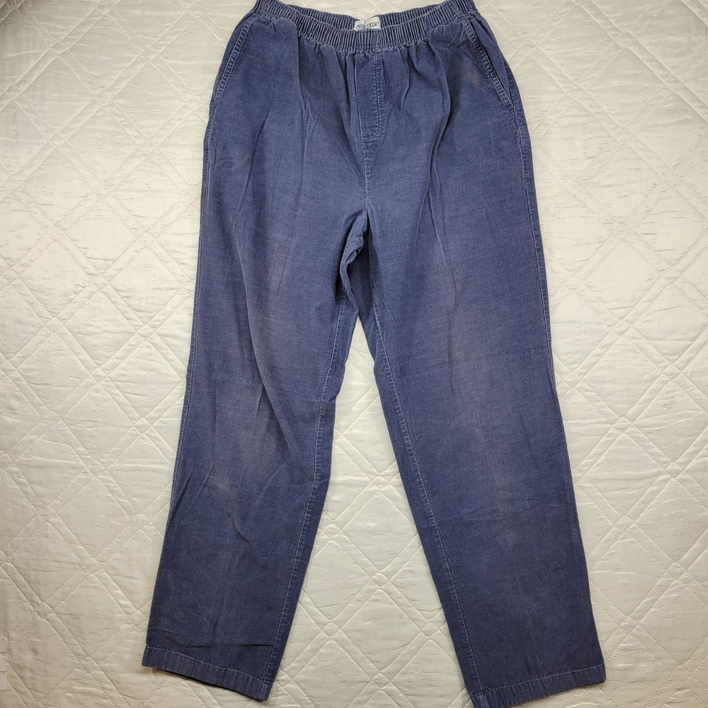 Cabin Creek 100% cotton blue‎ corduroy pull on pants size 14T